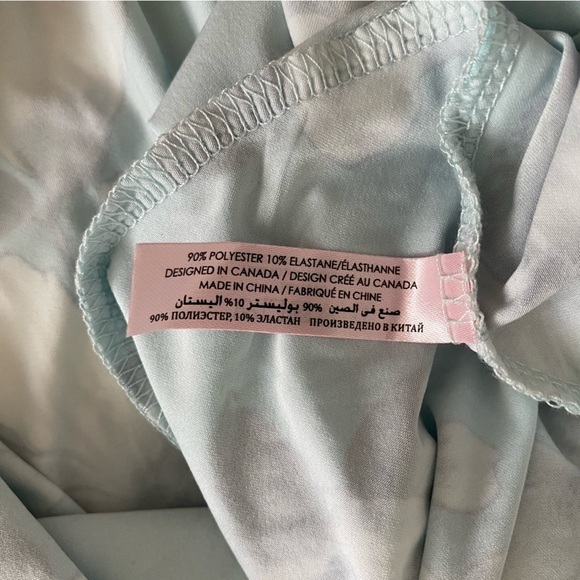 LA vie en rose Lingerie PJ Floral Dainty Dress in Light Baby Blue • M Medium - Picture 6 of 7